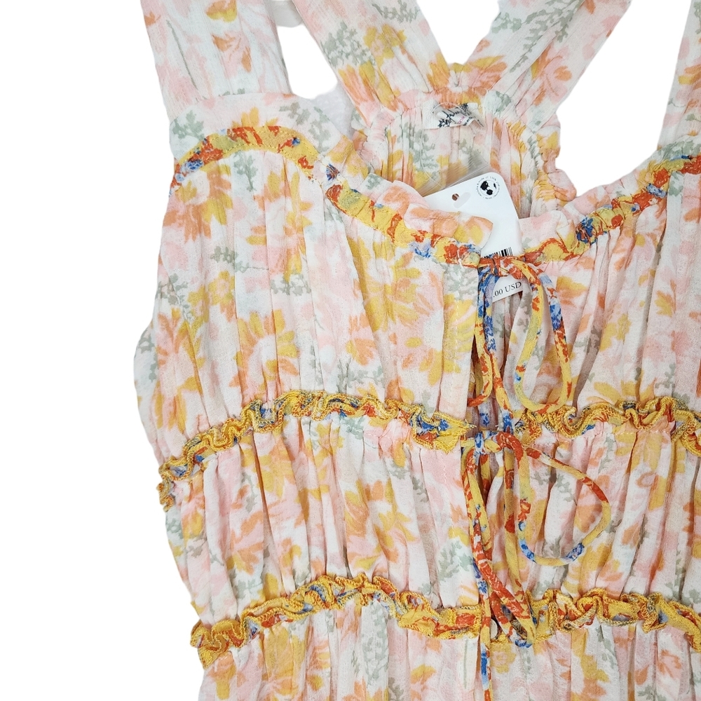 Free People Dance With Me Printed Maxi Dress - Picture 10 of 12